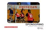 SPONSORING - Raiffeisen Volleya Obwalden Der kantonale Volleyballverein Raiffeisen Volleya Obwalden