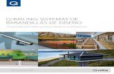 Q-RAILING: SISTEMAS DE BARANDILLAS DE DISE£â€O 2016-04-26¢  your choice in railing systems railing system