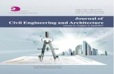 Journal of Civil Engineering and Architecture ... Journal of Civil Engineering and Architecture Volume