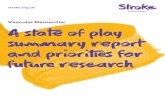 Vascular Dementia: A state of play summary report and ... ... Vascular Dementia: A state of play summary