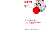 Information for Candidates ... Information for Candidates IELTS¯¼† International English Language Testing