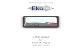 USER GUIDE for EkoTek Pager - LOTS Security AB EkoTek Pager User Guide Introduction Your EkoTek pager