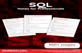 SQL Notes for Professionals - Kicker SQL SQL Notes for Professionals Notes for Professionals