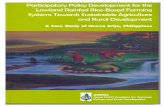 Participatory Policy Development for the Lowland Rainfed ...  ¢  Participatory Policy Development