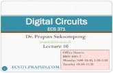 prapun@siit.tu.ac.th Lecture - Lecture10 - handout.pdf · PDF file Fixed-function IC 10 An integrated circuit (IC) is an electronic circuit that is constructed entirely on a single