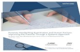 Forensic Handwriting Examination and Human Forensic Handwriting Examination and Human Factors: Improving
