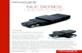 NLE Series Datasheet - Newmark S NLE-150-A NLE linear stage with 150mm of travel NLE-200-A NLE linear
