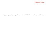 Emergency Locator Transmitter (ELT) Service Request Form Quick Reference Guide - Honeywell 2015-12-14¢ 