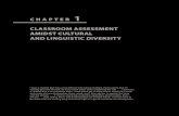 Classroom assessment amidst Cultural and ... Classroom assessment amidst Cultural and Linguistic Diversity