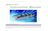 LM Micro PLC - Ann Micro PLC Instruction  ¢  2010-09-17¢  LM MICRO PLC INSTRUCTION MANUAL Preface