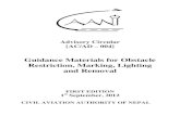 Guidance Materials for Obstacle Restriction, Marking ... [Guidance Materials for Obstacle Restriction,