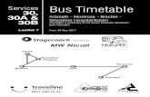 Services Bus Timetable ... This booklet contains details of the local bus services 30, 30A and 30B running