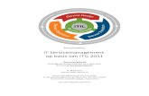 IT Servicemanagement op basis van ITIL 2011 ... Samenvatting IT Servicemanagement op basis van ITIL