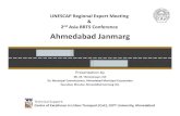 UNESCAP 2 BRTS Ahmedabad Janmarg · PDF file Ahmedabad Today • Area of 466 sq kms • Population of 6 million • 2.7 million vehicles • 2 wheelers‐73 % • Bus trips 0.9 million