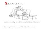 Loring S35 Kestrel Coffee Roaster TM apply food-grade anti-seize compound to fastener threads. ... the