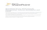 SharePoint Server 2010 Capacity Management: Software ... SharePoint Server 2010 Capacity Management: