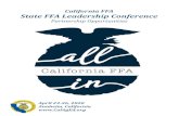 California FFA State FFA Leadership Conference St.Conf...¢  2019-12-13¢  California FFA Facts 2018-2019