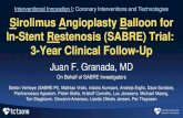Interventional Innovation I: Coronary Interventions and ... ... Study Title Sirolimus Eluting Angioplasty