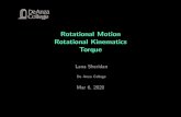Rotational Motion Rotational Kinematics lanasheridan/4A/Phys4A- آ  Rotational Motion Rotational