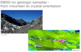 EBSD on geologic samples - from mountain to rahi/download/mtex... qtz kfs qtz BSE sample preparation