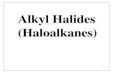 Alkyl Halides (Haloalkanes) can be explained by considering carbocation stability. ¢â‚¬¢Carbocations are