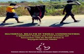 MATERNAL HEALTH IN TRIBAL negotiated their own maternal health both in the case of normal and complicated