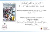 Carbon Management for Tourism Destinations 2018-04-08¢  Carbon Management for Tourism Destinations Policies