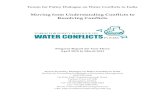 Moving from Understanding Conflicts to Resolving Conflicts 1/15/2011 ¢  understand the nature of water