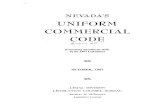 UNIFORM COMMERCIAL CODE - Nevada Legislature criminal code, because the Uniform Commercial Code provides
