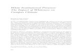 White Institutional Presence: The Impact of ... White Institutional Presence: The Impact of Whiteness