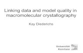 Linking data and model quality in macromolecular ... 1. Better data allow to obtain a better model 2