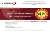 ARDEC Fuze S&T and Acquisition Annual Fuze Conference 2017-05-18¢  M782 Multi-Option Fuze for Artillery
