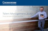 Talent Management 2020 - Cornerstone OnDemand Talent Management play within the scope of strategic corporate