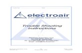 Trouble Shooting InstInstructionsructions - Trouble Shooting InstInstructionsructions . Electroair Acquisition