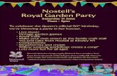 Nostell¢â‚¬â„¢s Royal Garden Party - Fastly Royal Garden Party Saturday 11 June 11am - 5pm To celebrate