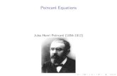 Poincar e Equations - MIT Derivation of the Poincar e Equations We will derive the Poincar e equations