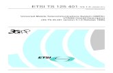 ETSI TS 125 401 V3.1 2 ETSI (3G TS 25.401 version 3.1.0 Release 1999) ETSI TS 125 401 V3.1.0 (2000-01)
