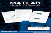 MATLAB Notes for Professionals - Kicker MATLAB MATLAB Notes for Professionals ¢® Notes for Professionals