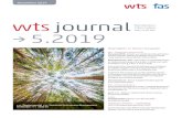 wts journal ... Dezember 2019 wts journal ¢â€ â€™ 5.2019 Mandanten-information wts und fas Highlights in