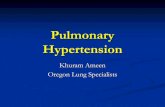 Pulmonary Hypertension - PeaceHealth Presentation PC11 Ameen.pdf Diagnosis of Pulmonary Hypertension