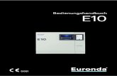 Bedienungshandbuch E10 - Euronda Aquafilter Aquafilter E10_Ted_rev7 2019-03-22 1 E10 E10 . Sehr geehrte