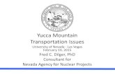 Yucca Mountain Transportation Issues - NIRS Yucca Mountain Transportation Issues University of Nevada
