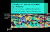 The Digital Transformation of Shipping - PwC 4 The Digital Transformation of Shipping The digital transformation