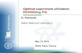 Optimal experiment utilization: REWINDing PIA REWINDing PIA In REWIND the ranking favors more global