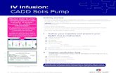 CADD Solis Pump - Your pump will alarm if you do not restart it within a few minutes. The alarm is a