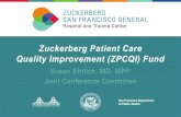 Zuckerberg Patient Care Quality Improvement ... Mark Zuckerberg, and Andrew McCollum for the continued