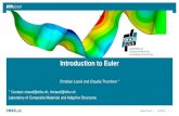 Introduction to Euler - ETH Z Christian Loosli and Claudia Thurnherr * * Contact: cloosli@ethz.ch, thclaudi@ethz.ch