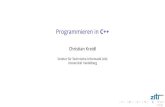 Programmieren in C++ - sus.ziti.uni- Kursinhalt ObjektorientiereProgrammierung Klassen&Methoden Vererbung