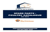 SPARE PARTS - POULTRY CATALOGUE SPARE spare parts - poultry catalogue may 2015 ph: (07) 4697 3344