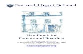 Handbook for Parents and Boarders - Sacred Heart Sch Academic/Boarders/ BH Handbook for Parents and